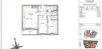illustration programme Clerdôme Résidence Le Colombier : T3, 70m2, 171000€ - 63160 Billom - photo 3